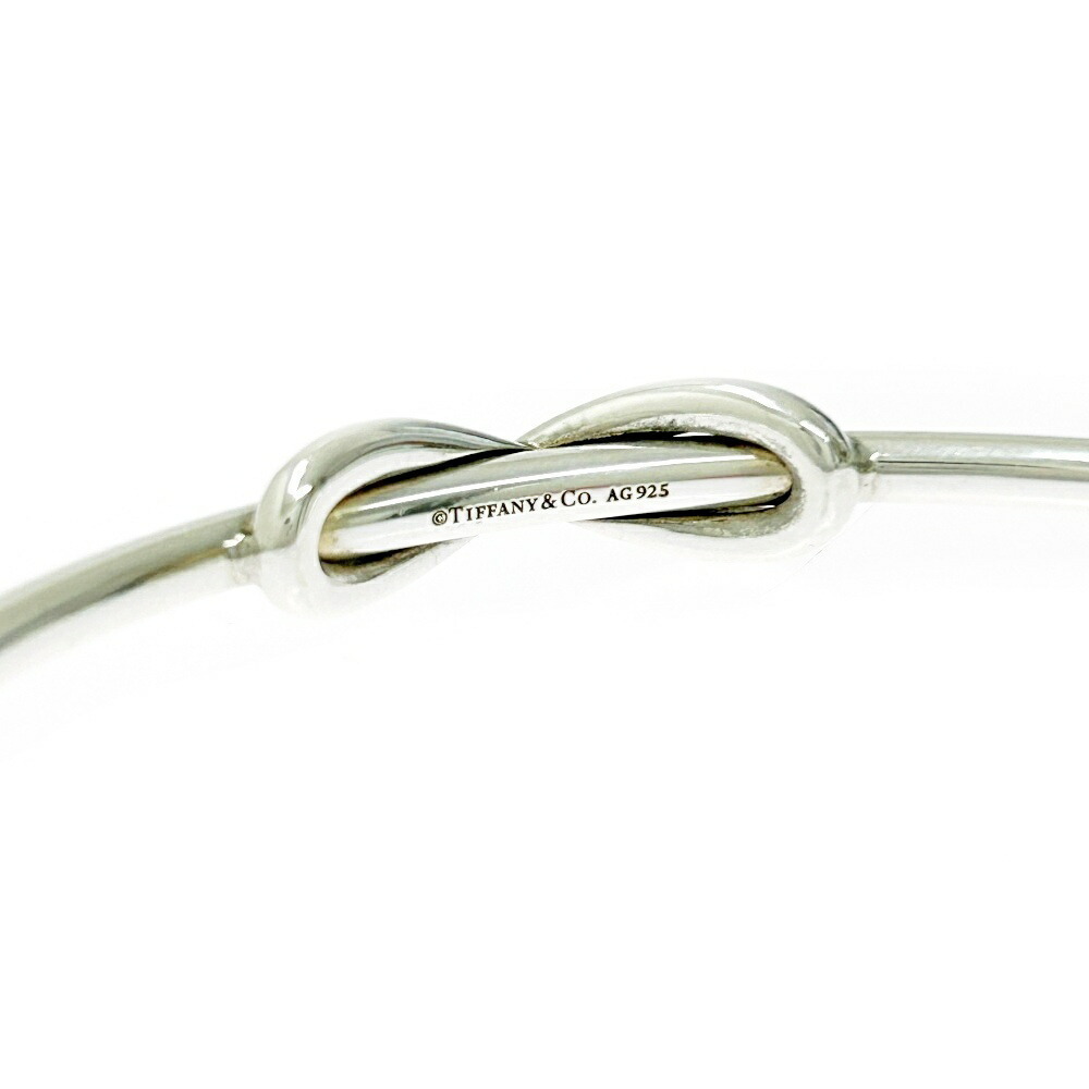 TIFFANY Co Silver Infinity Bangle - image 6